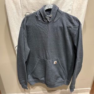 Gray Carhartt Midweight Hooded Sweatshirt - Size Large